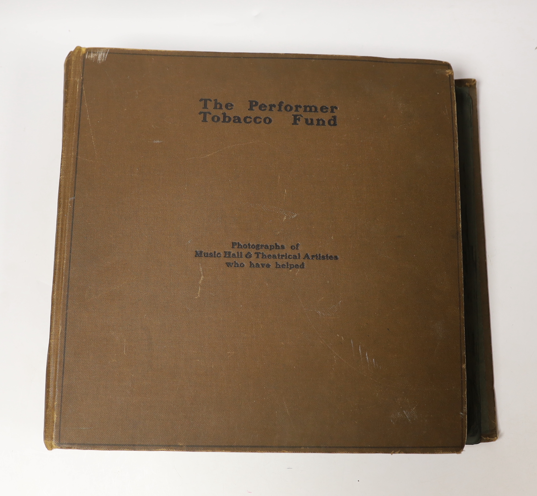An early 20th century postcard album, The Performer Tobacco Fund containing 774 postcards from the series (out of a known total of 775)